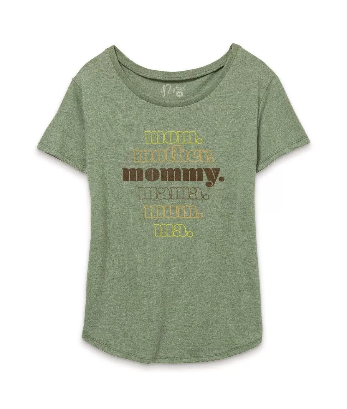 Women'S Ridiculously Soft Vintage Oversized Graphic Tee | Mommy | Nayked Apparel Outlet
