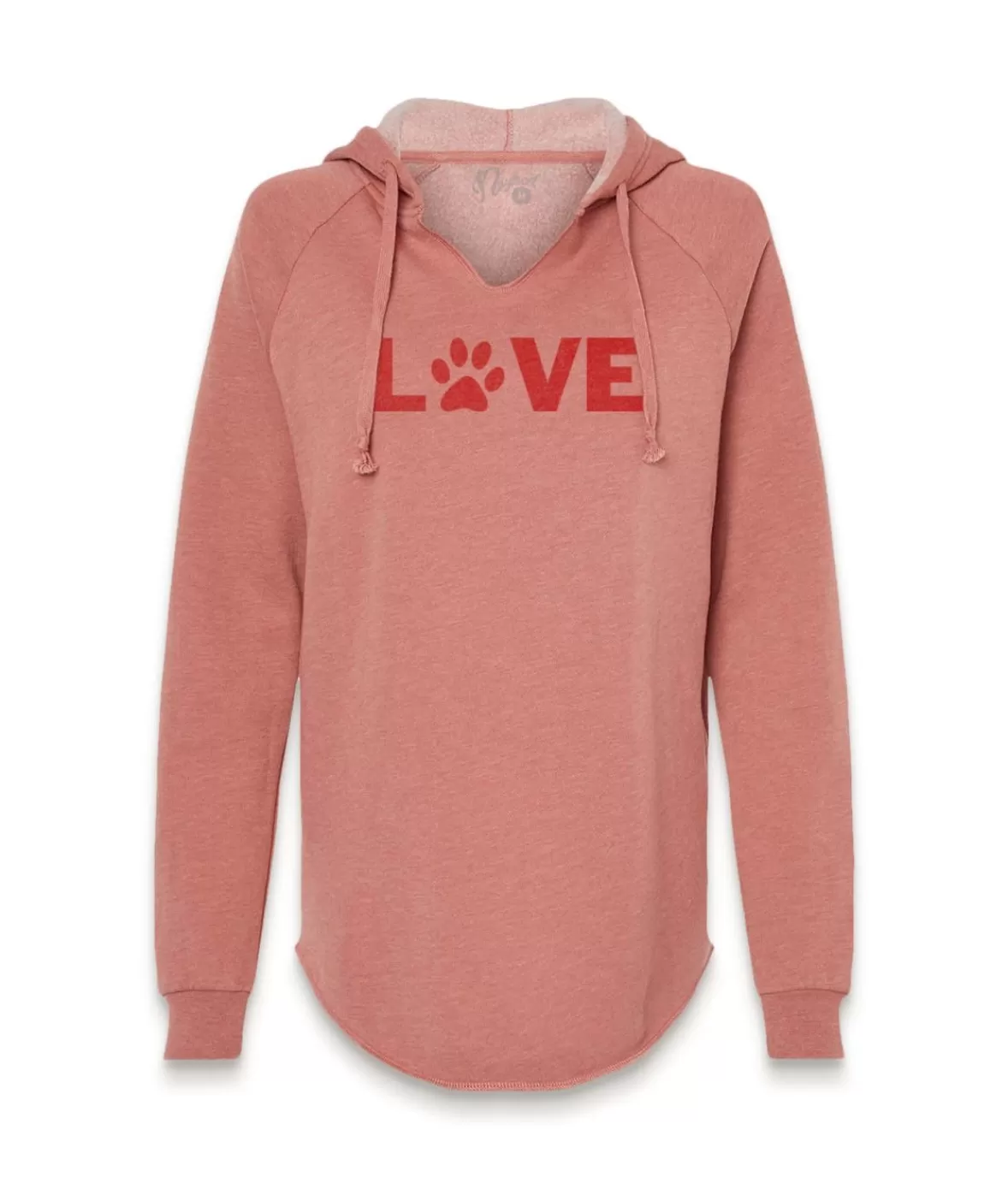 Women'S Ridiculously Soft Wave Wash Valentine'S Day Graphic Hoodie | Love My Pet | Nayked Apparel New