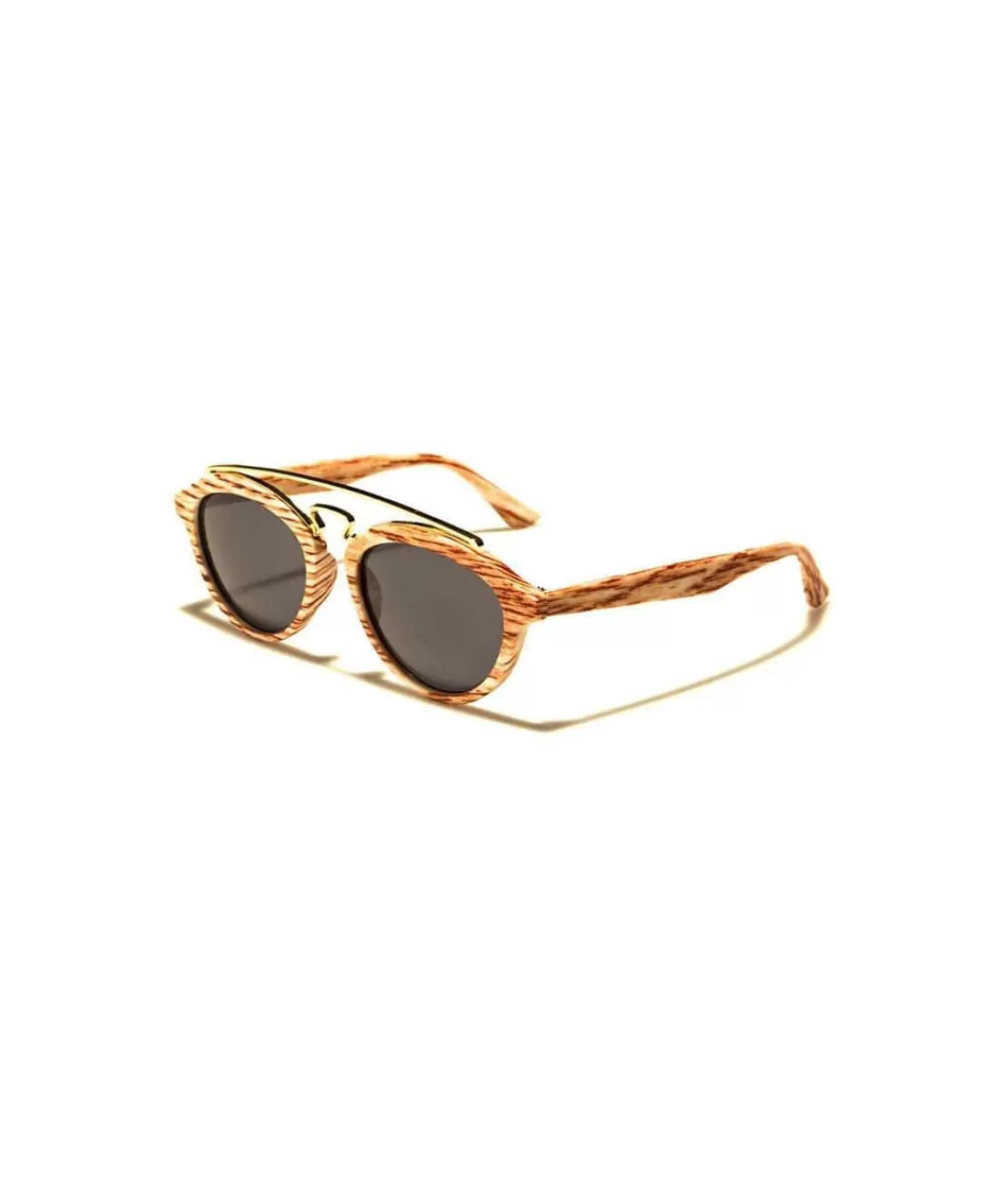 Women'S Round Wood Sunglasses, Lifetime Guarantee | Nayked Apparel Flash Sale