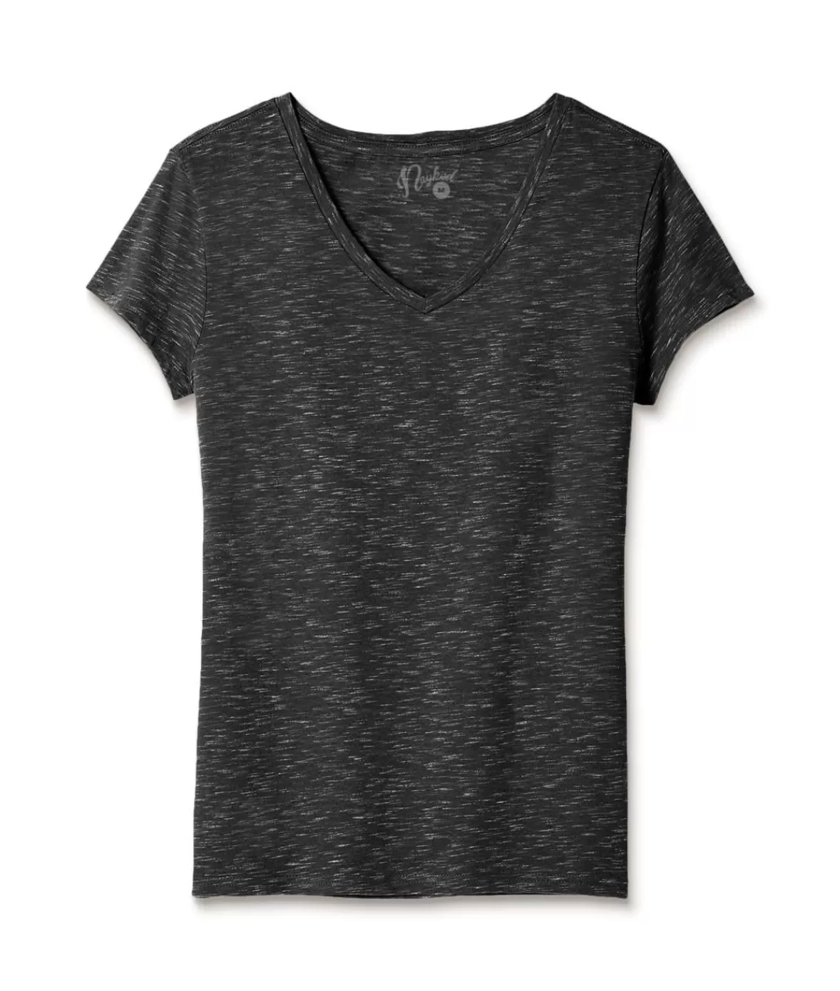 Women'S Soft Lightweight Marled V-Neck T-Shirt | Nayked Apparel Sale