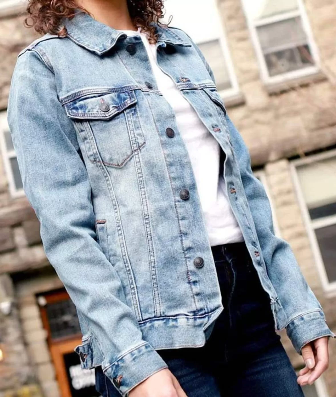 Women'S Soft Oversized Vintage Denim Jacket | Nayked Apparel Clearance