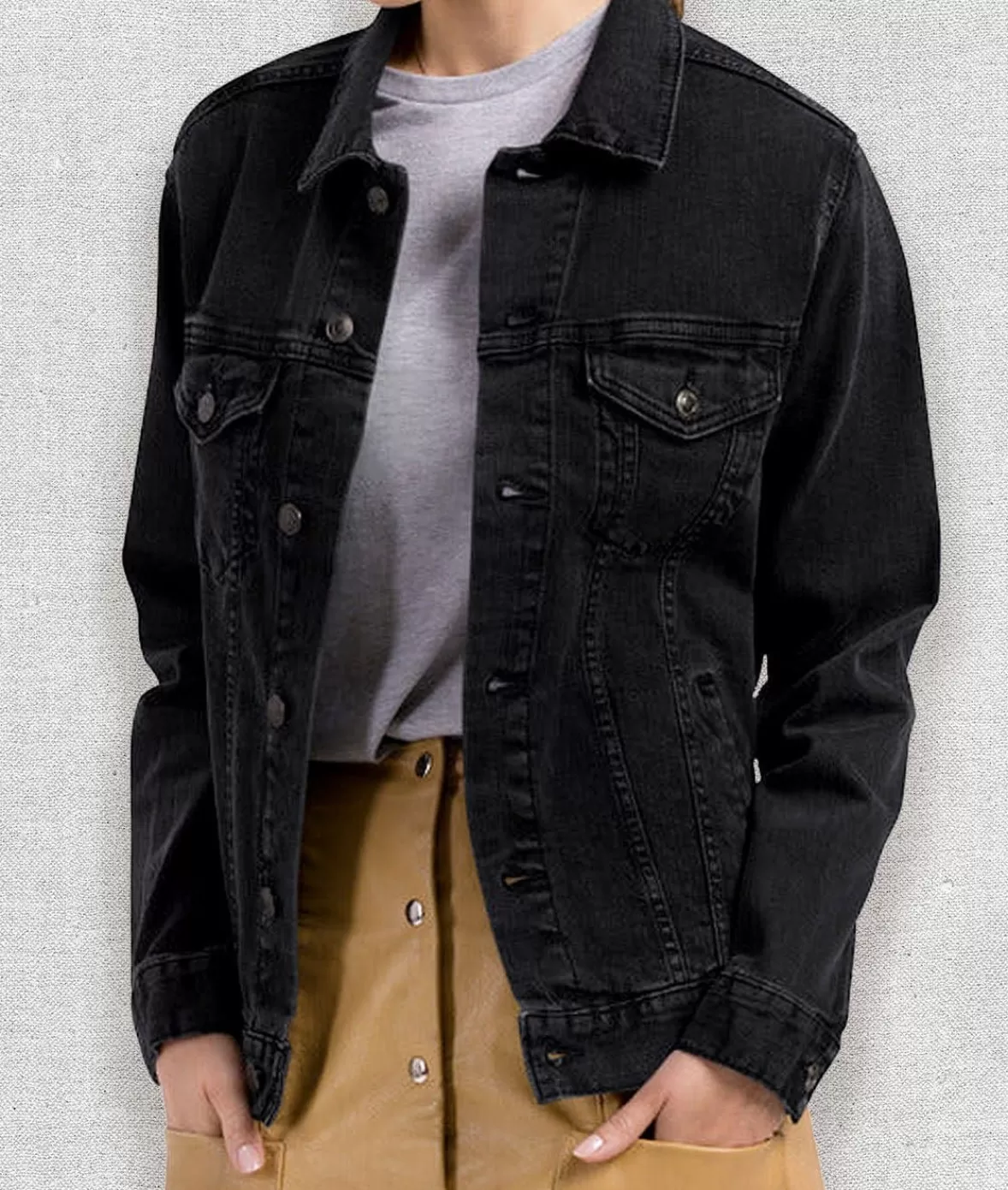 Women'S Soft Oversized Vintage Denim Jacket | Nayked Apparel Clearance