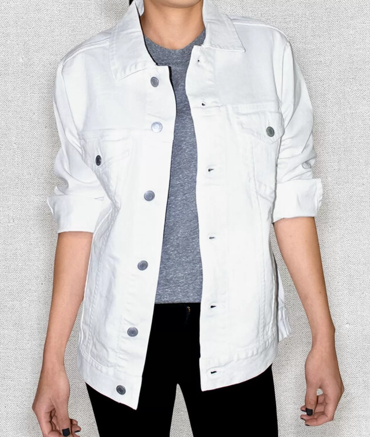 Women'S Soft Oversized Vintage Denim Jacket | Nayked Apparel Clearance