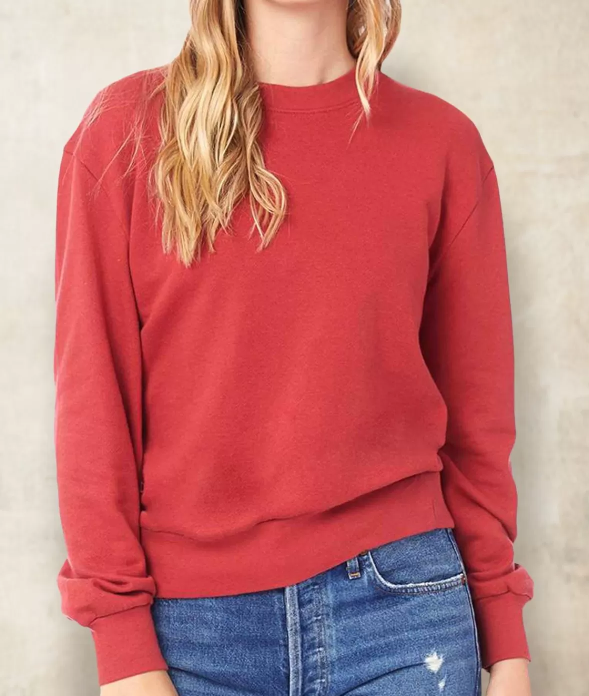 Women'S Soft Recycled Washed Terry Pullover | Nayked Apparel Flash Sale