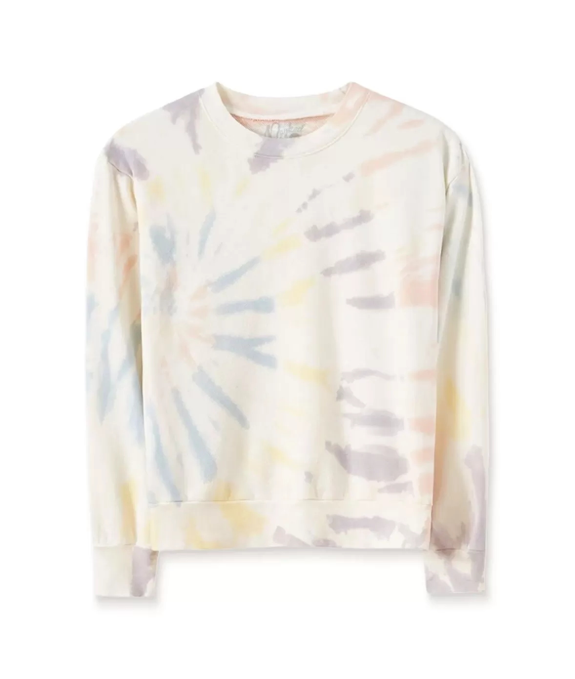 Women'S Soft Tie Dye Recycled Washed Terry Pullover Sweatshirt | Nayked Apparel Flash Sale