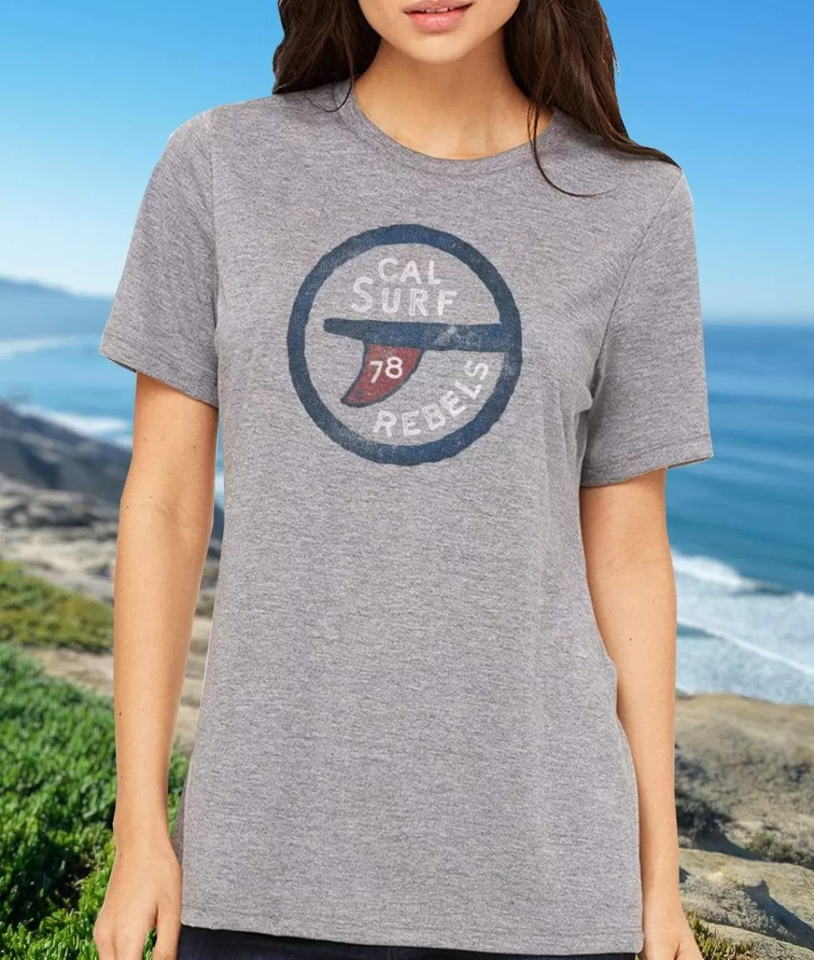 Women'S Surf Rebels Triblend T-Shirt | Nayked Apparel Clearance